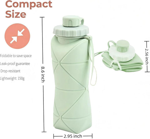 Collapsible Water Bottle Silicone Foldable