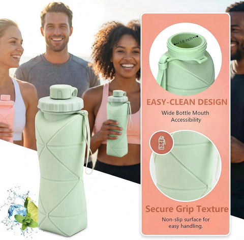 Collapsible Water Bottle Silicone Foldable