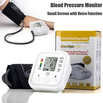 Digital Blood Pressure Monitor with Voice & Small Screen