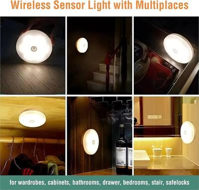 Rechargeable Wireless Sensor LED Light White