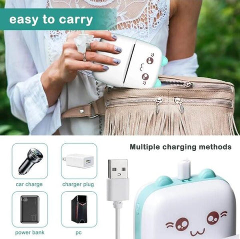 Mini Printer Portable Pocket Thermal Printer