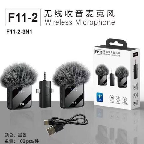F11 Double MIC ANC + ECHO Mode with Wind Muff Cover