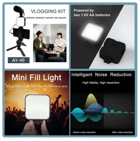 Smartphone & Camera Vlogging Studio Kits
