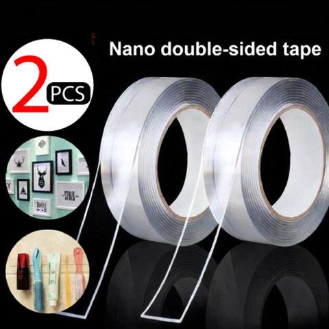 Pack Of 2 Double Sided Tape for Walls Heavy Duty Removable