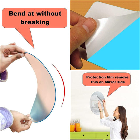 Flexible Mirror Self_Adhesive 300×200mm