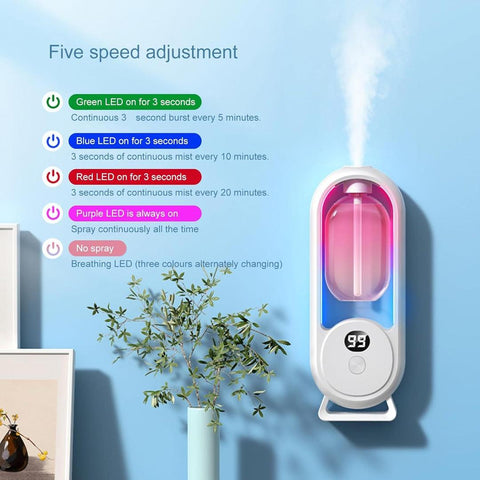 Automatic Aroma Diffuser White Wall Mounted Mist